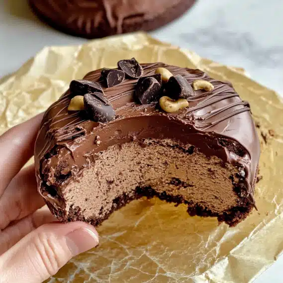 Cottage Cheese Chocolate Cake That’s High-Protein & Guilt-Free 4 Gooey slice of cottage cheese chocolate cake on white plate