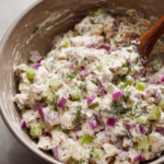 Cottage Cheese Chicken Salad: Creamy, Protein-Packed 5 Cottage cheese chicken salad served in crisp lettuce cups