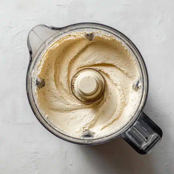 Vegan Cottage Cheese Recipe | Quick & Creamy Dairy-Free Favorite 7 Smooth blended mixture for vegan cottage cheese
