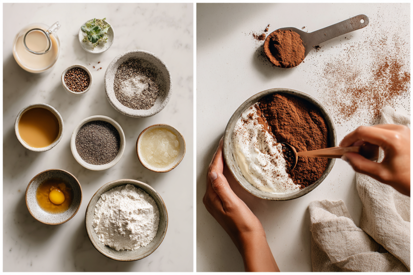 Tiramisu Chia Pudding Recipe – Creamy, High-Protein Treat You’ll Love 6 Tiramisu chia pudding ingredients and preparation steps